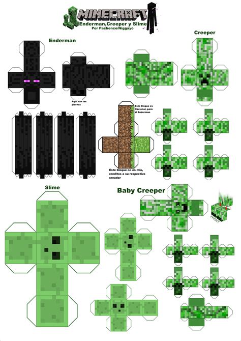 Paper Minecraft .